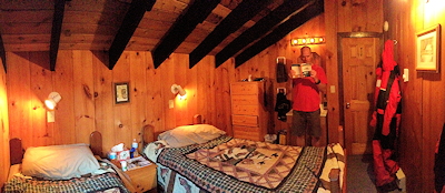 Guest rooms at Coastal Springs Float Lodge, BC