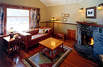 Johnston Canyon Resort Cabin Interior